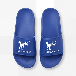 Badslippers — Blauw